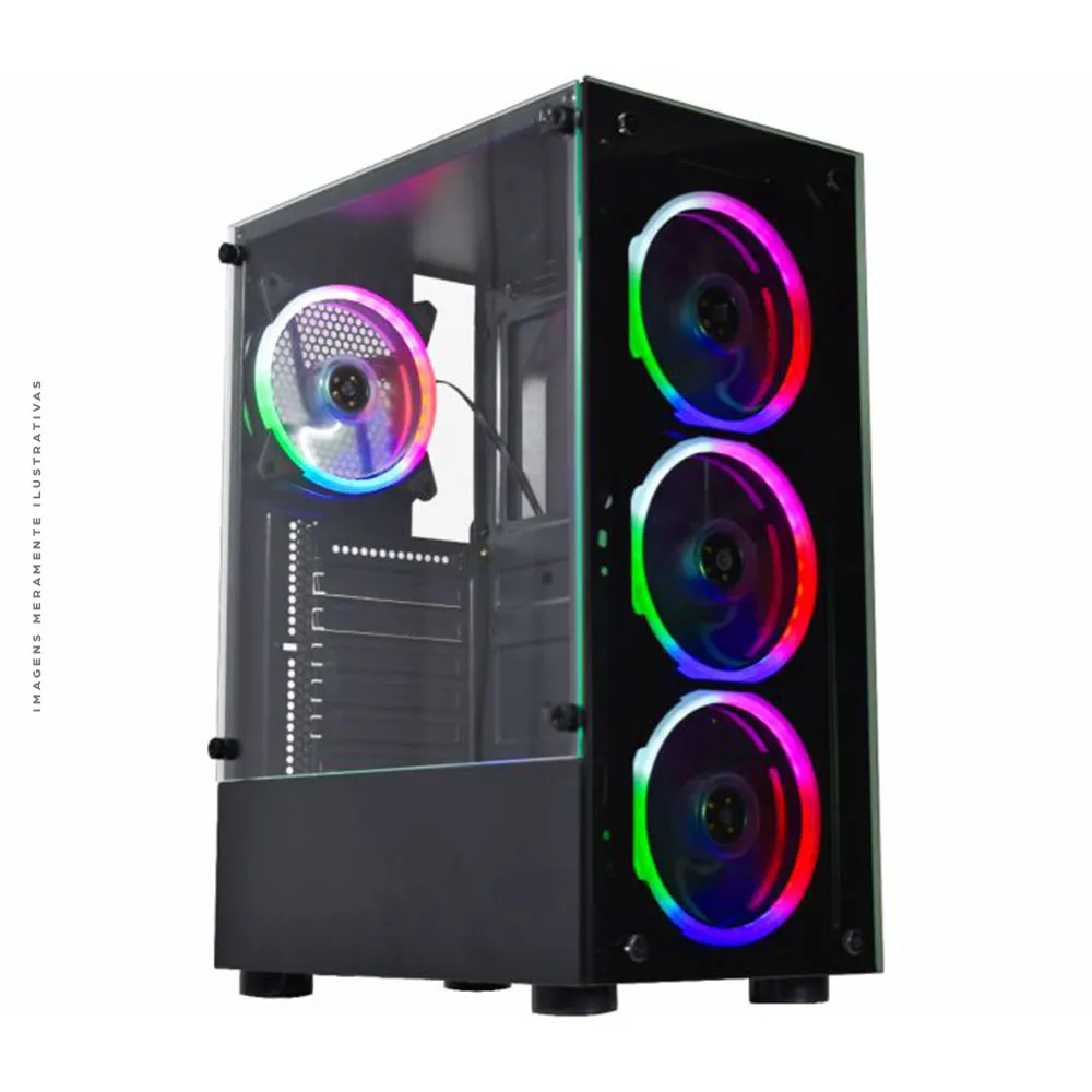 CPU GAMER AMD RYZEN 5500 3.6 GHZ 16GBDDR4 NVME480GB 1050TI FNT-550W